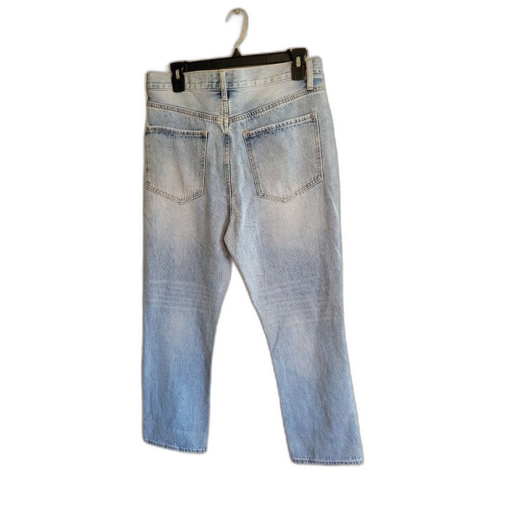 Twelve by OnTwelfth Vintage Light Distressed Cropped Jeans Sz 28 Inseam 25.5 NEW - Picture 3 of 9
